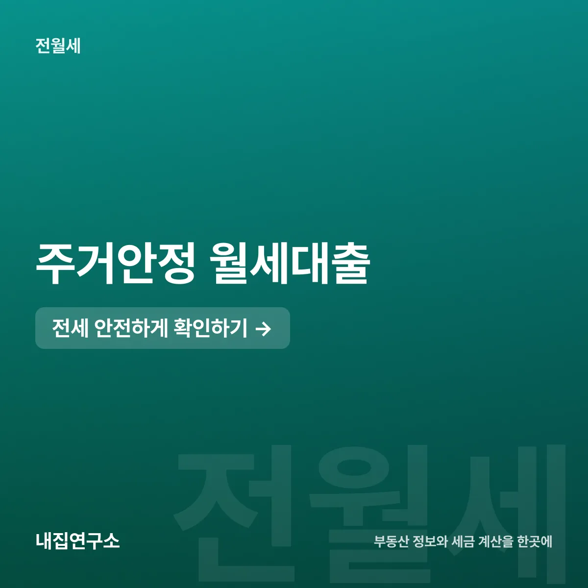주거안정 월세대출, 월 60만원을 얼마에 빌리나